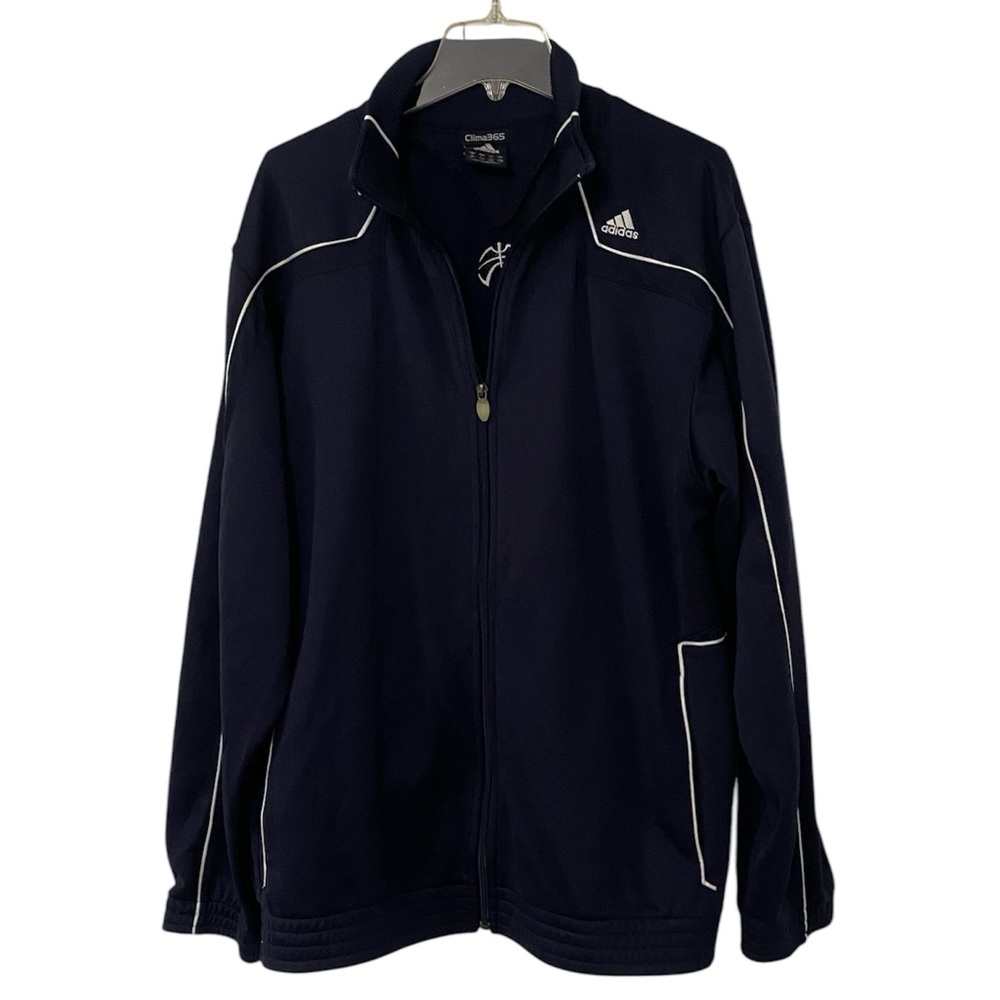 2006 Adidas Track Jacket White Accents Basketball Large